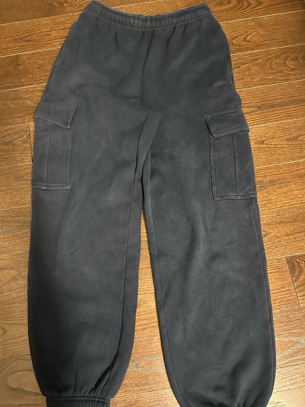 Aritzia Kids Navy Blue Cargo Joggers